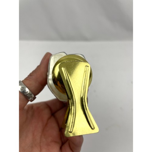 VTG Hand Painted Glass Ornament Penguin with Gold Tone Clip Polish - Picture 12 of 14