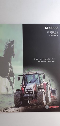 Steyr Traktoren: M 9000 Reihe (Prospekt-Heft); 04/2001