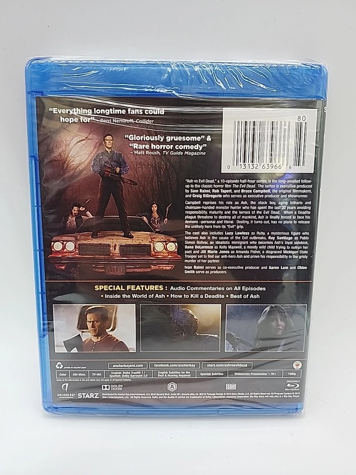 ASH vs THE EVIL DEAD The Complete First Season BLU-RAY DISC w/SLIPCOVER SEALED - Image 4 of 4