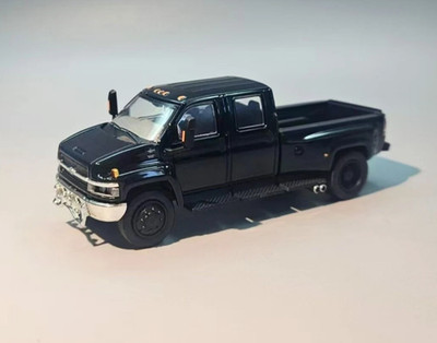 GOC 1:64 Black Chevy Kodiak 4 Door 4wd Pickup Truck - New in Box