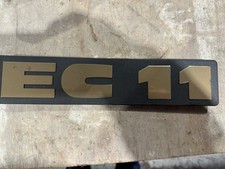 Brand New ERF EC11 Grille Badge Gold