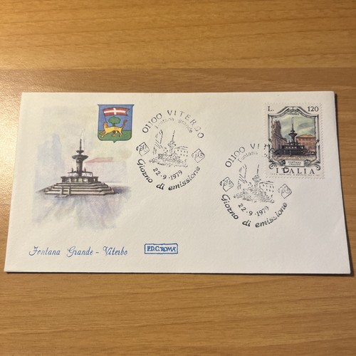 BUSTA PRIMO GIORNO FDC COLLEZIONE FONTANA GRANDE - VITERBO - 第 1/2 張圖片