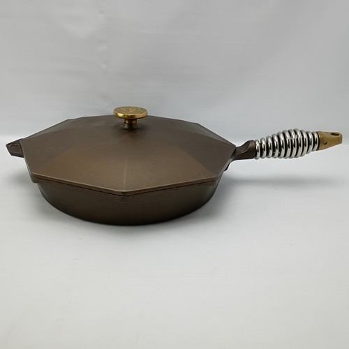 Finex No. 12” Cast Iron Skillet With Lid Octagonal USA Heavy Duty Cookware Pan - Picture 2 of 7