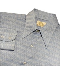 1970s Vtg Arrow Decton Kent M Sanforized Long Sleeve Shirt 5.5/34 Rockabilly