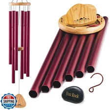 UpBlend XL Wind Chimes for Outside Gift – Deep Tone Wind Chime wi