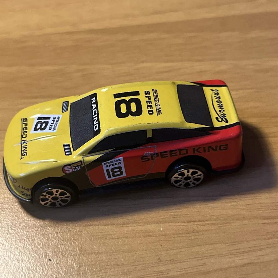 MACCHININA AUTO MODELLINO VINTAGE COLLEZIONE SPEED KING 18 - 6,5 X 2,9 CM - Immagine 4 di 4