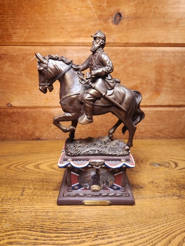 Bradford Exchange "Steadfast and True Stonewall Jackson" Bronze Civil War Statue