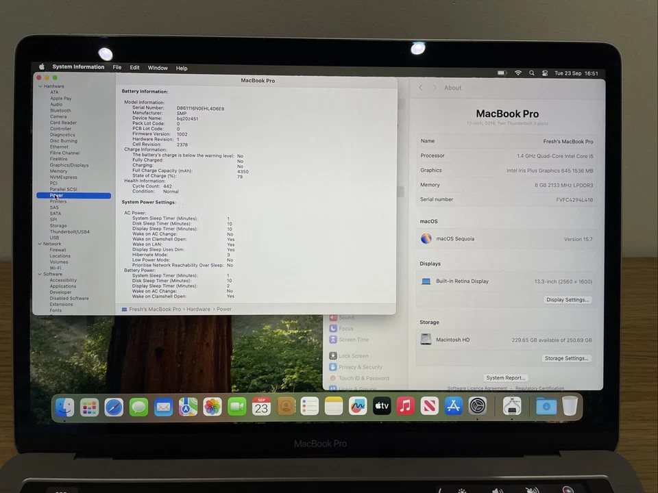Apple MacBook Pro 13" 2019 · i5 · 8GB · 250GB, photo 3 of 5
