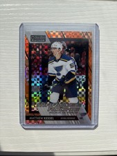 2023-24 OPC Platinum Matthew Kessel Orange Checkers Marquee Rookie /25 RC