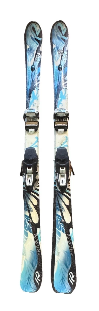 スキー K2 TRUE LUV 156cm + MARKER K2 T:Nine True Luv 156cm 119-72-103 r=12m Women's Skis Marker