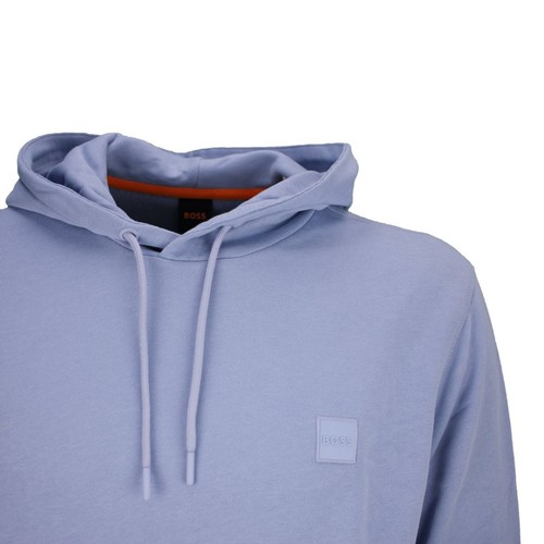 BOSS Herren Pullover Hoodie Wetalk Regular Fit blau 50509314 470 open blue - Picture 3 of 3