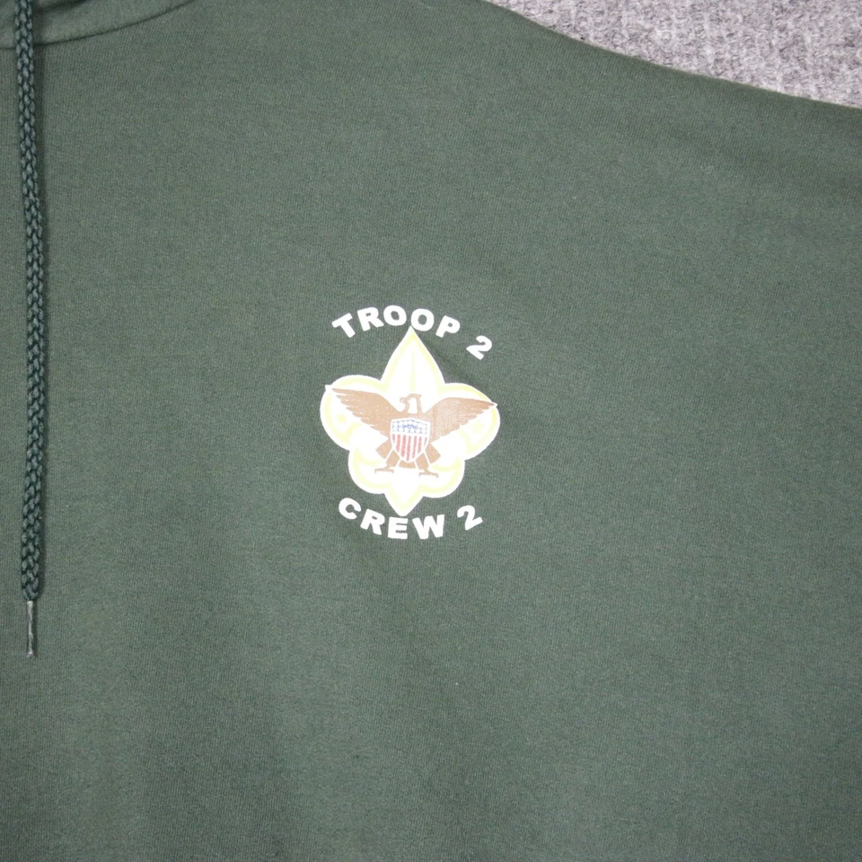 Sudadera con Capucha Gráfica Vintage Adulto 3XL Tropa Verde 2 Crew 2 Foto 3 de 4