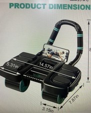 4 Wheel Automatic Rebound An Roller With Elbow Support Core Fitness Exercise