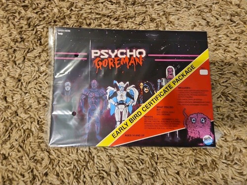 PSYCHO GOREMAN Early Bird Set & Special Edition Blu-Ray with Exc Figure - Picture 5 of 8
