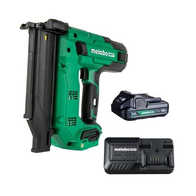 Metabo HPT 18V MultiVolt Compact Cordless Brad Nailer Kit, 18 Gauge Nailer wi...