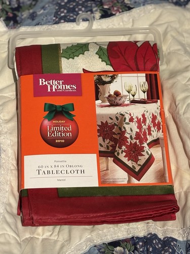 Better Homes And Gardens Tischdecke Weihnachtsstern 60x84 Limited Edition 2010... - Bild 1 von 2