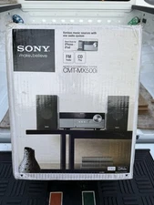 Sony CMT-MX500i CD Player iPod Dock HI-FI Shelf Stereo w Speakers