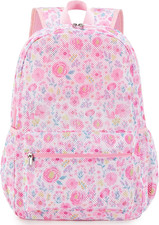 Mesh Backpack Kids Boys Girls Bookbag See through Preschool Backpacks Casual Day