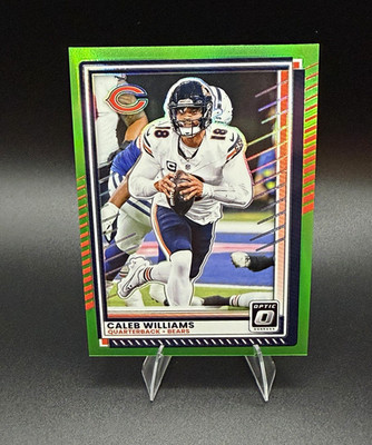 2025 Donruss Optic Caleb Williams Chicago Bears Lime Green Prizm /199