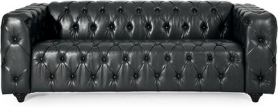 Midnight Black & Dark Brown Sagewood Sofas for Stylish Living Rooms