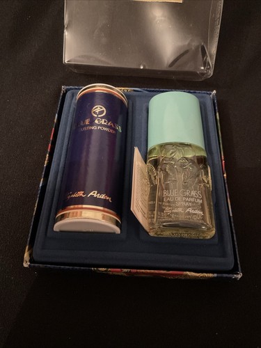 Elizabeth Arden Blue Grass Vintage Geschenkset Eau de Parfum & Dusting Powder Boxed - Bild 3 von 5