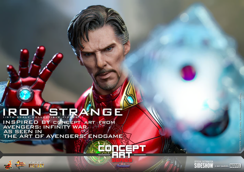 PERSONAGGIO IRON STRANGE HOT TOYS (AVENGERS ENDGAME) MMS606D41 SIGILLATO MERAVIGLIA NUOVO - Foto 4 di 5