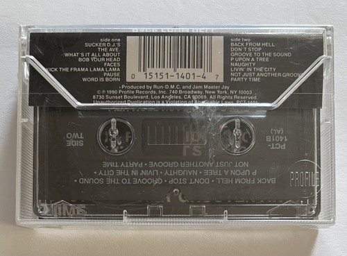 Run D.M.C. Back from Hell Cassette Tape Album 1990 Profile Records Sealed New - Picture 2 of 3