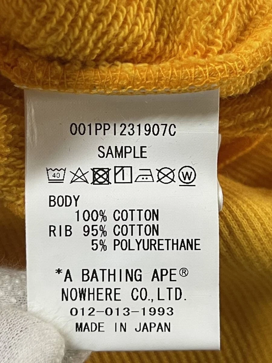 A BATHING APE (BAPE) Felpa con cappuccio BAPE × Dragon Ball Super Ape Head Giappone esclusiva pullover arancione