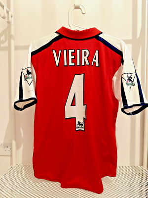 Arsenal original shirt - Nike home shirt 2000-2002 Size Boys XL #4