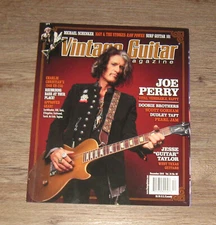 Vintage Guitar 2019 magazine JOE PERRY Michael Schenker DUDLEY TAFT Jesse Taylor