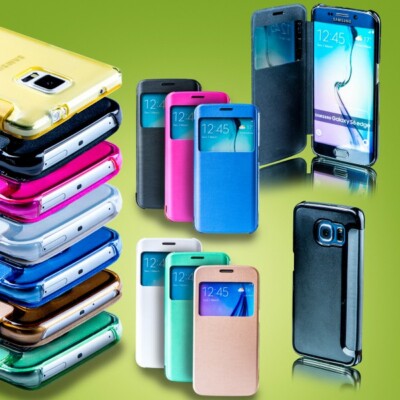 Smartcover Window für Samsung Galaxy Etui Case Tasche Cover Zubehör Schutz Neu