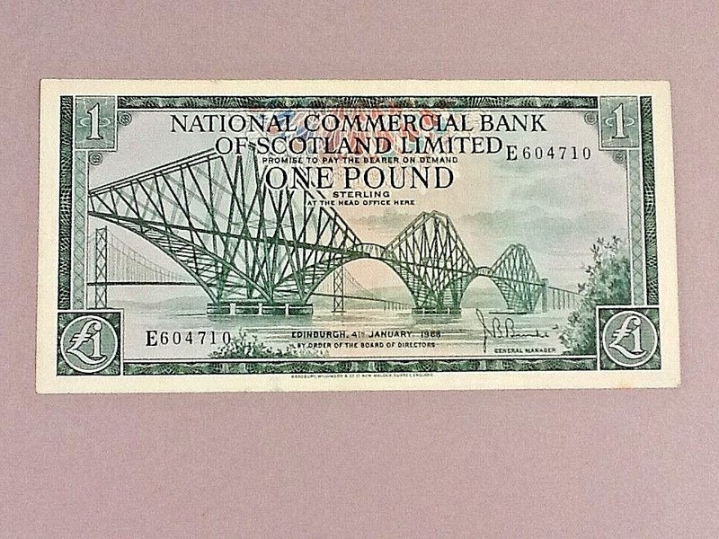 Scotland 1 Pound P-274 1968 