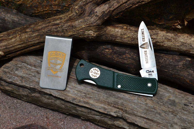 Case XX Pocket Knife Zippo Money Clip - D-DAY Normandy 50th