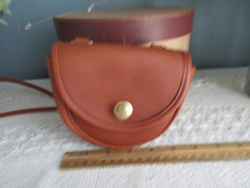 Vintage Coach 9826 British Tan Leather Mini Belt Bag Crossbody Small Purse - Picture 2 of 11