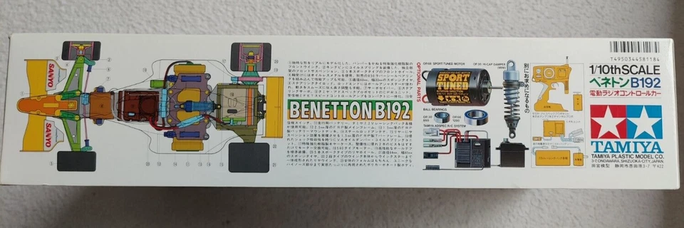 TAMIYA BENETTON B192 MICHAEL SCHUMACHER - 1/10th Scale High Performance R/C CAR - Bild 4 von 4