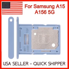 SIM Card Tray Blue Single Slot Holder Phone Part for Samsung Galaxy A15 5G A156