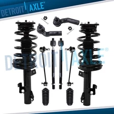 Front Struts w/Spring Sway Bars Tie Rods Boots for 2012 2013 2014 2015 Mazda 5