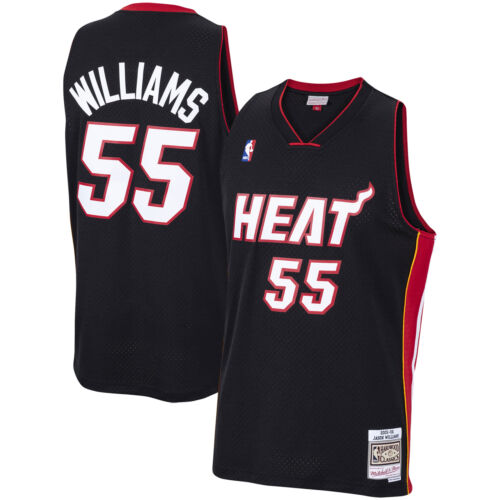 Men's Mitchell & Ness Jason Williams Black Miami Heat 2005/06 Hardwood Classics