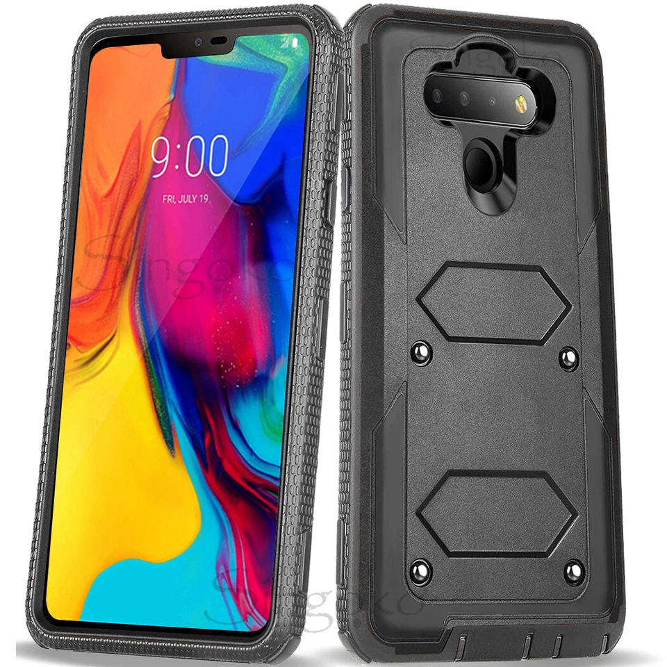 RUGGED SHOCKPROOF FULL BODY TANK HYBRID Phone Case Cover +BUILT SCREEN PROTECTOR - Image 2 of 4