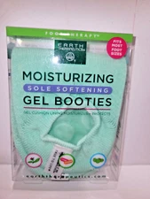 EARTH THERAPEUTICS MOISTURIZING SOLE SOFTENING GEL BOOTIES 1 PAIR NEW