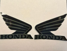 Honda OEM NOS 130mm Mark Wing Decal Green & Black for ATV Rincon, Foreman, Etc