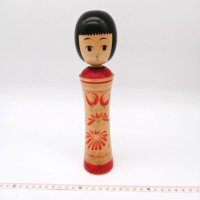 その他 kokeshi 24cm Vintage Japanese Traditional KOKESHI Doll – by IZU MAMORU