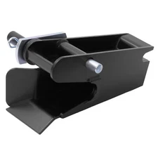 Universal Black Plow Receiver W/Hardware For Western UltraMount Snow Plow #67859