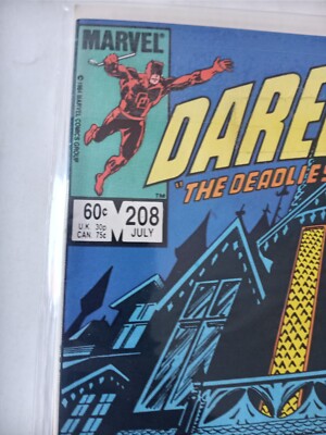 DareDevil #208 - 7/1984 - Marvel Comic Book - daredevil | eBay