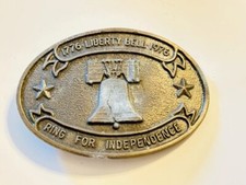 Belt Buckle - 1976 Liberty Bell - Ring for Independence