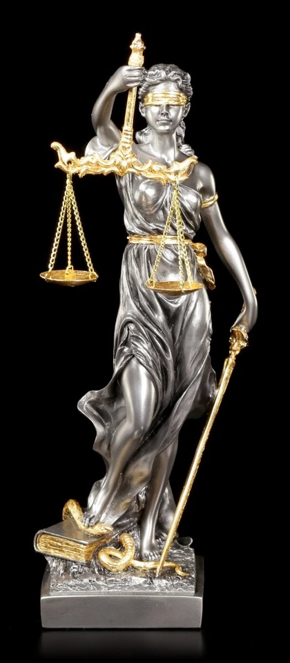 Giustizia Figura - Regalo Avvocato Veronese Avvocato Foglia Oro Moderno Elegante - Immagine 2 di 4