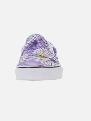Vans Classic Slip On New Age Purple Tie Dye Shoes Size Men  display picture 1