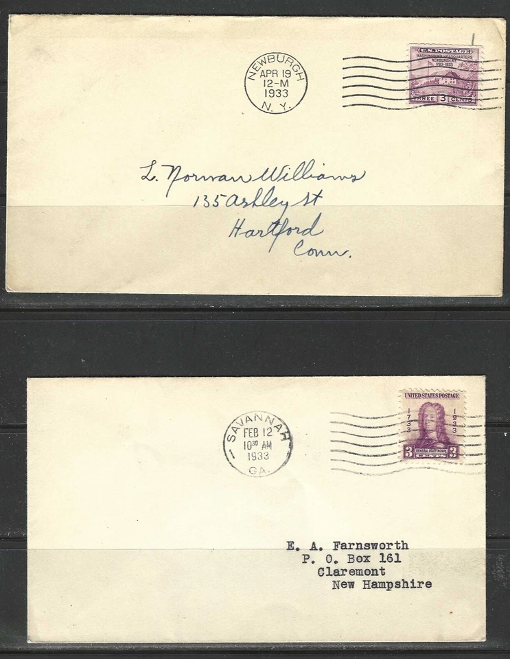 U.S. FIRST DAY COVERS #726, 727, 729, 732, 735a  -- (5) FROM THE 1930s - Image 2 of 4