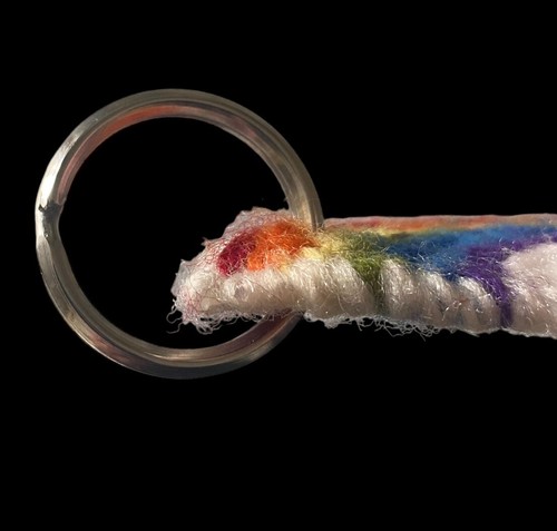 Vintage Rainbow Cloud Keychain Hand Made - 第 6/7 張圖片