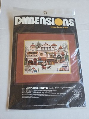 DIMENSIONS VICTORIAN SHOPPES Cross stitch KIT #3528- 16  NEW